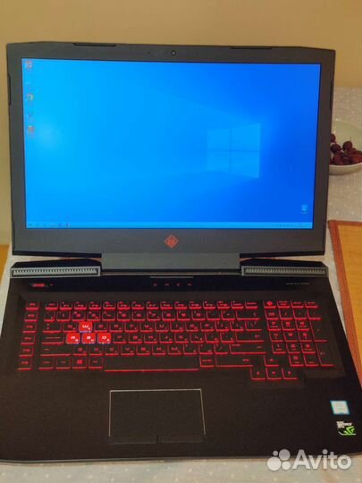 Игровой ноут HP Omen 17.3, i5 7300, 1060 6G, 16GB