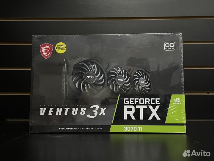 Новые Видеокарты RTX 3070 Ti MSI Ventus 3x 8GB