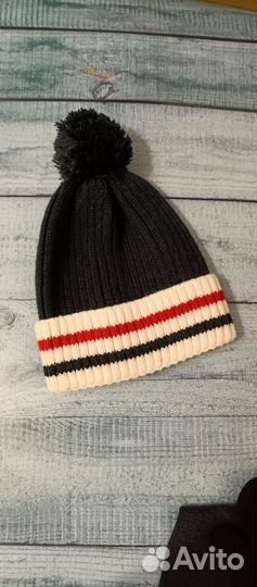 Комплект шапка и манишка для мальчика 4 года