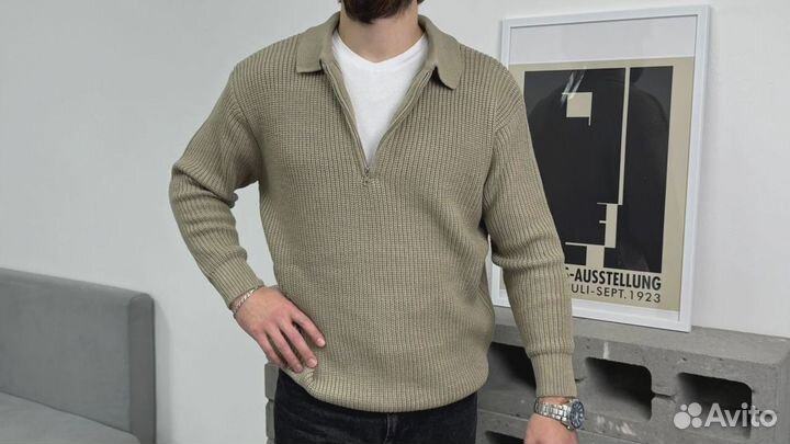 Полузамок свитер мужской