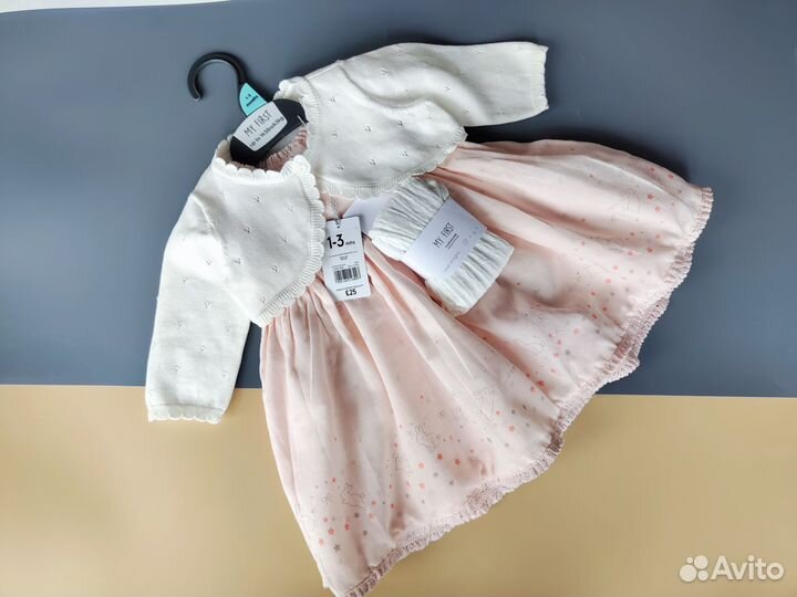 Новое платье для девочки 62 Mothercare