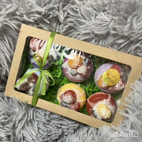 Мыло ручной работы, капкейки, подарок девушке