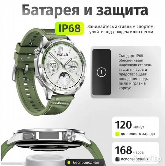 Титановые SMART часы NEW watch 4