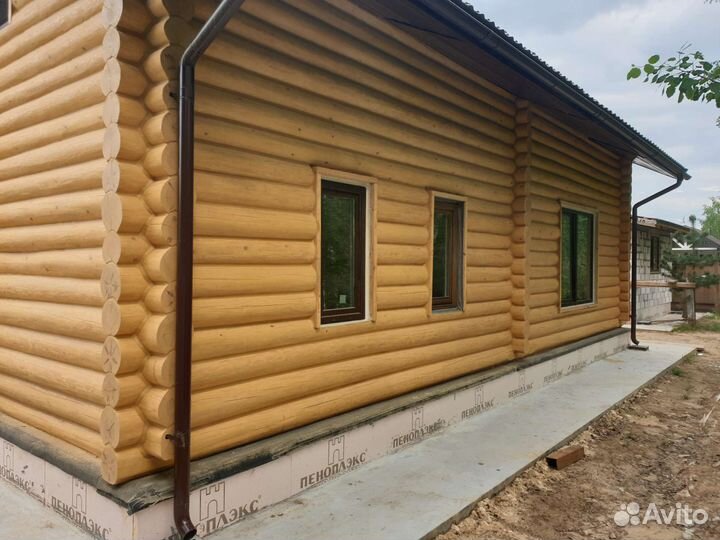 Покраска деревянных домов и фасадов