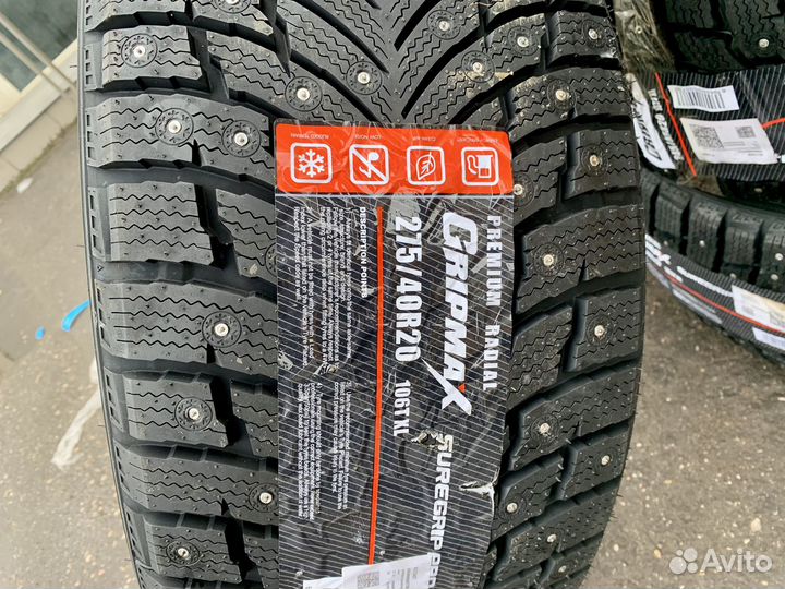 Gripmax SureGrip Pro Ice 245/45 R20 и 275/40 R20 106T