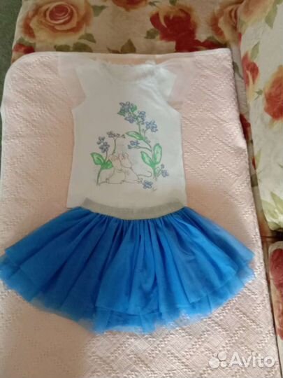 Вещи на девочку пакетом на 3-4 года (98-104)