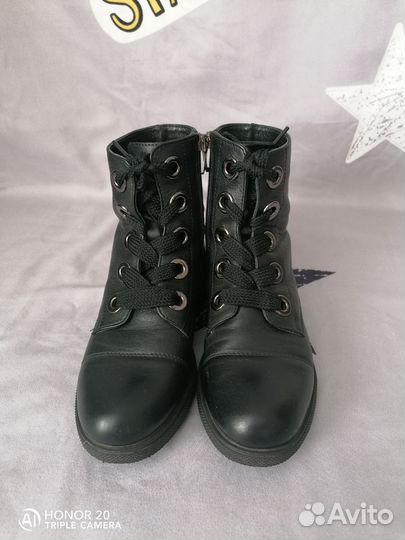 Ботинки демисезонные для девочки 35 размер