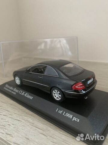 Mercedes-Benz CLK-class 2001 Black (масштаб 1:43)