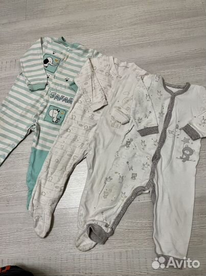 Большой пакет вещей на малыша до года