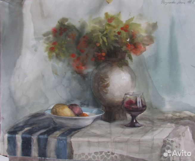 Картины натюрморты акварель 40х50