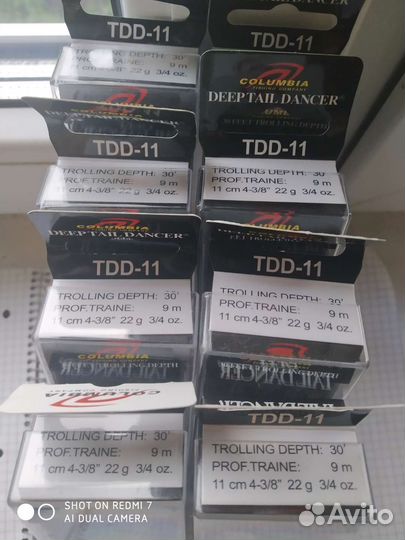 Воблеры для троллинга Rapala тд д 11