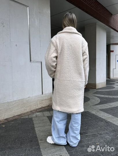 Пальто женское тедди