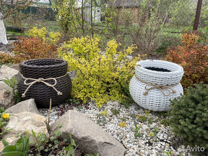 Кашпо из ротанга 10 литров