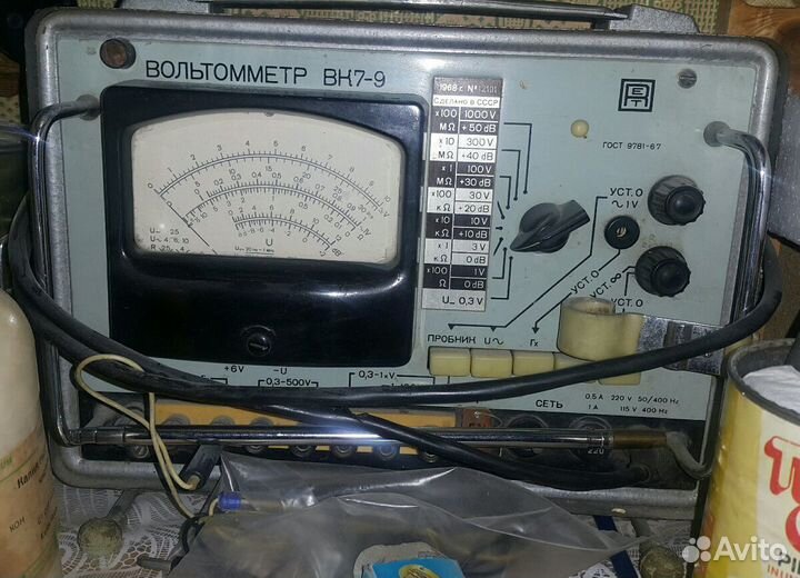 Вольтомметр вк7-9 СССР
