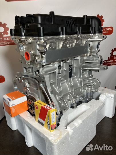 Двигатель новый Hyundai Solaris Kia Rio G4FC 1.6