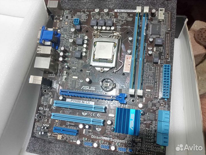 Материнская плата asus P7H55-M LX сокет 1156 DDR3