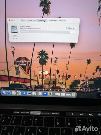 Macbook Pro 15 2018 touch bar