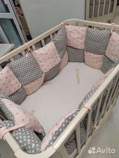 Бортики в детскую кроватку