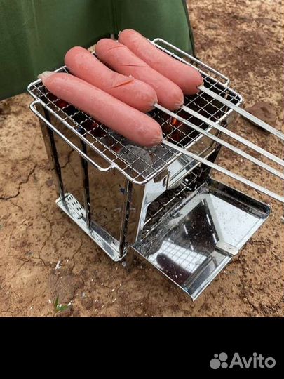 Новая туристическая печка Щепочница