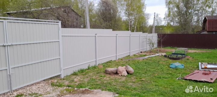 Забор из профлиста от производителя