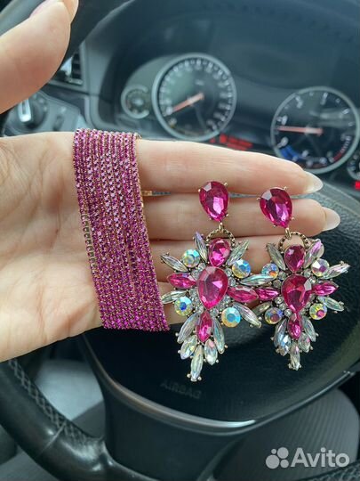 Серьги для фитнес бикини