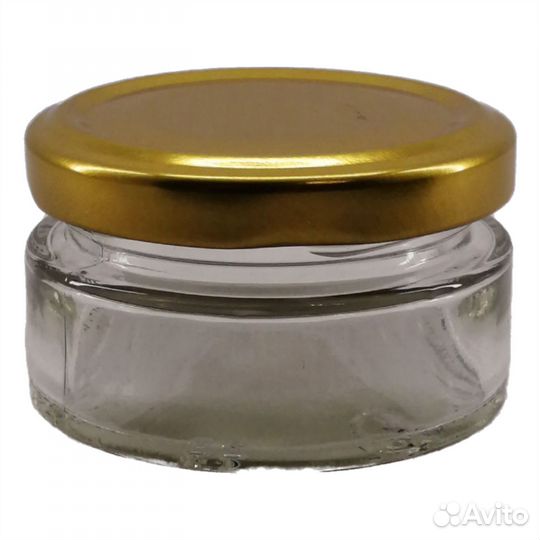 Банки для свечей 50мл стеклянные с крышками