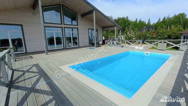 Бассейн 6х3х1,5 от производителя,ступени Бельэтаж1