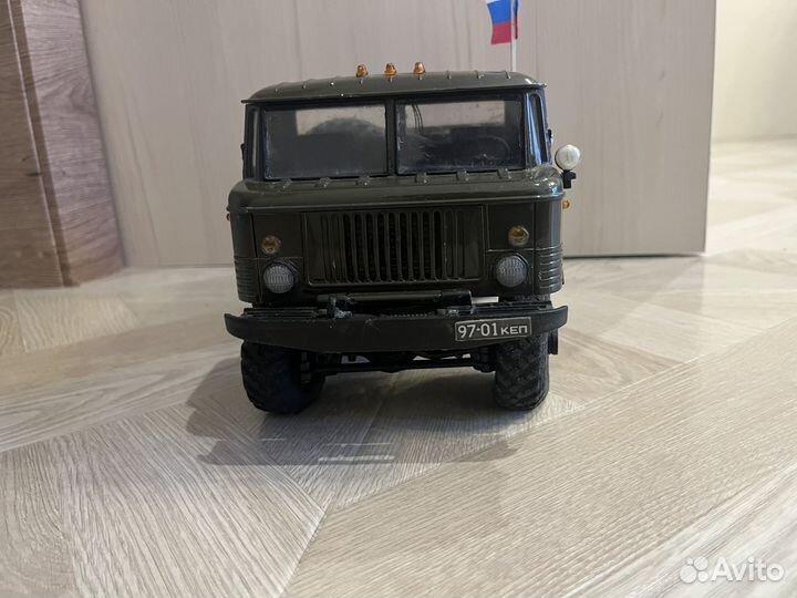 Радиоуправляемая модель газ 66 1/16