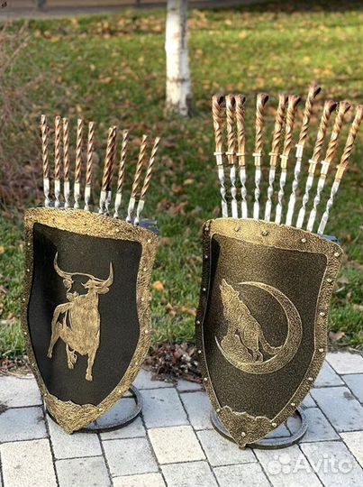 Щит подарочный/ подставка под шампуры