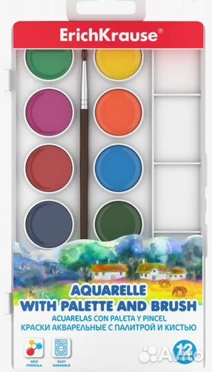 Краски акварельные