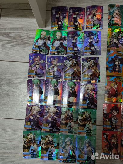 Коллекционные карточки Genshin impact