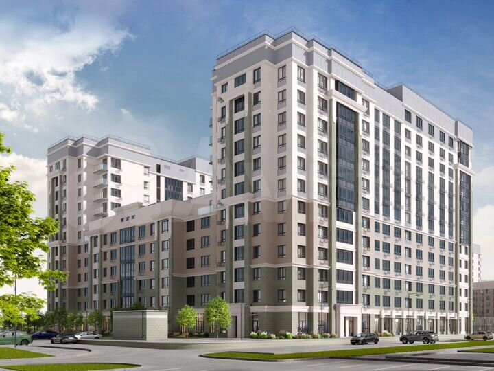 3-к. квартира, 80,8 м², 8/12 эт.