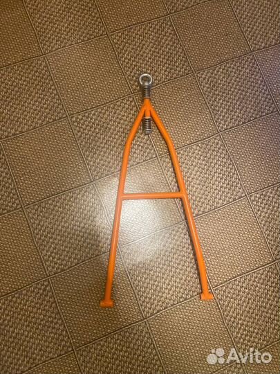 Дышло с демпфером для саней-волокуш