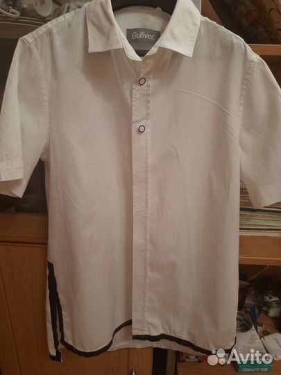 Рубашка в школу Gulliver. Состояние новой