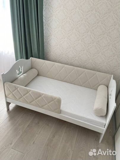 Кровать для детей с мягкими бортами 160 80