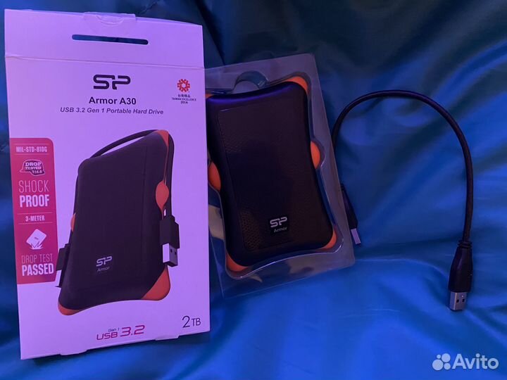 Внешний жесткий диск Silicon Power Armor A30 2тб
