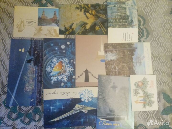 Открытки новогодние СССР