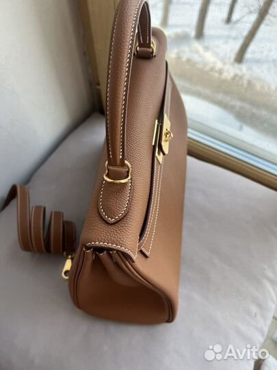 Сумка Hermes Kelly 32 gold togo