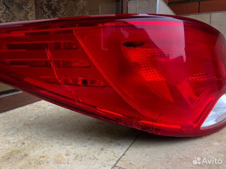 Задний фонарь на хундай солярис