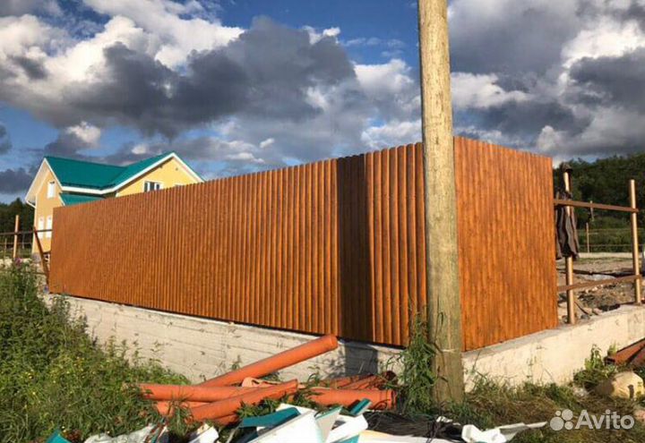 Евроштакетник/Металлический Штакетник/Забор