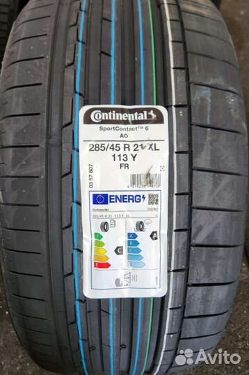 Continental ContiSportContact 6 285/45 R21 113Y