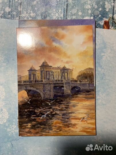 Открытки Санкт-Петербург в акварелях