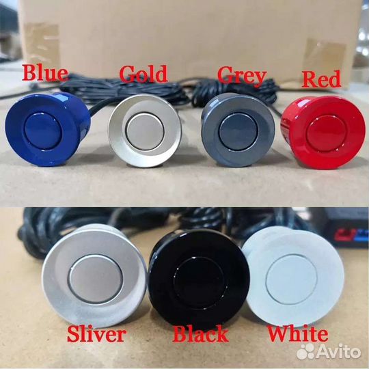 Парктроник. Разные цвета. Комплект 4 датчика