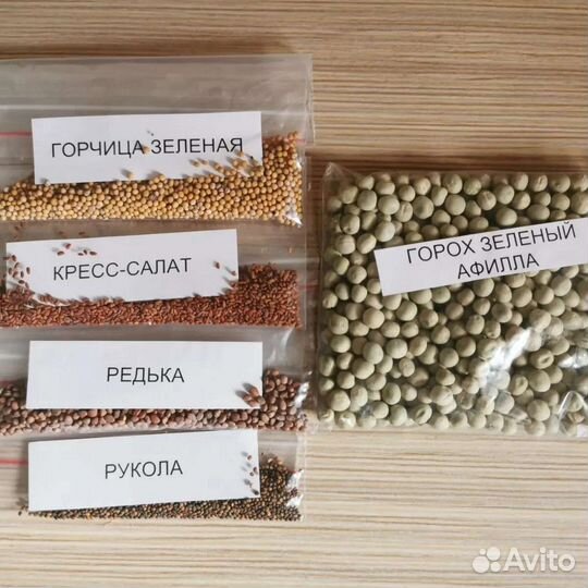 Готовый набор для выращивания микрозелени