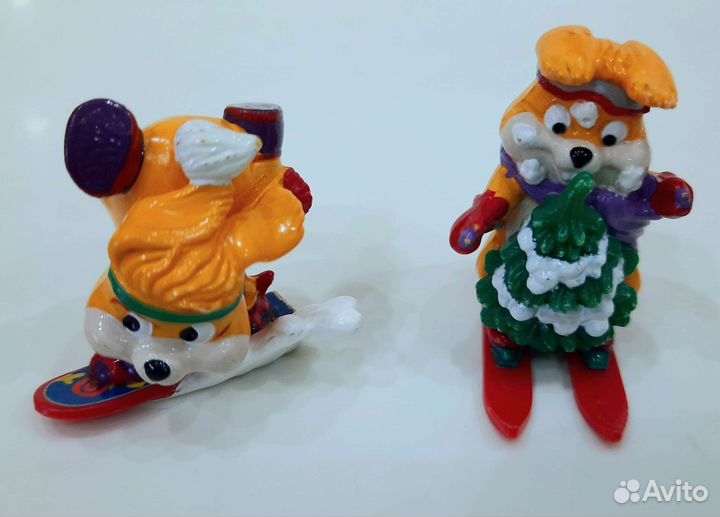 Игрушки из киндер сюрприза 90е годы 12 штук