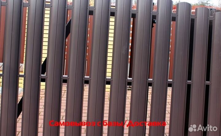Штакетник металлический