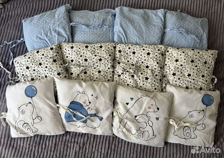 Бортики в детскую кроватку