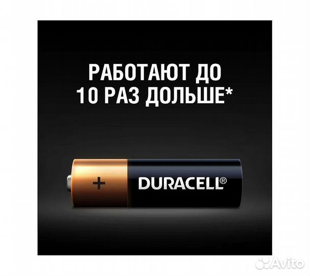 Батарейка щелочная Duracell LR6 (AA) 1.5В блистер
