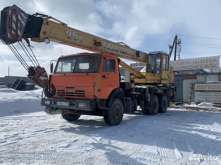 Аренда и услуги автокрана, 25 т, 31 м, с гуськом 9 м