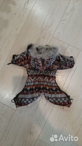 Комбинезон для маленькой собаки зима